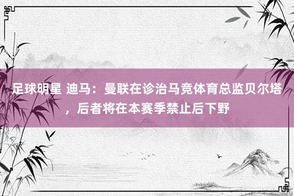 足球明星 迪马：曼联在诊治马竞体育总监贝尔塔，后者将在本赛季禁止后下野